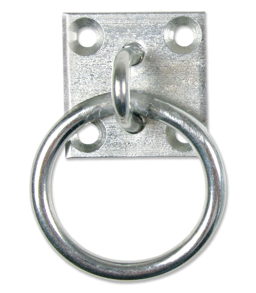 Waldhausen Vastzetring muurplaat   - Stalaccessoires - Stalbenodigdheden - 4 Stuks - 7.5x6.6x5 cm