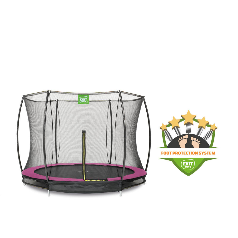 Exit Silhouette - Inground trampoline - Roze - 305 cm