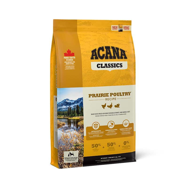 Acana Classic Prairie Poultry - Hondenvoer - 9700 Gram - gevogelte Acana Classic Prairie Poultry - Hondenvoer - 9700 Gram - gevogelte