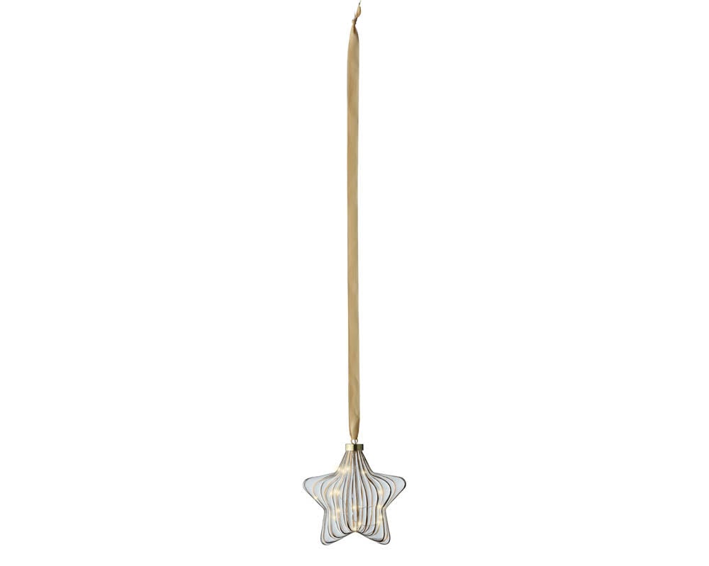 Lumineo LED Ster - Hanglamp - 15 - Wit - Warm wit