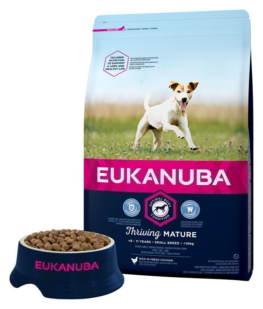 Eukanuba Thriving Mature Small Breed - Hondenvoer - 3 Kilogram - kip