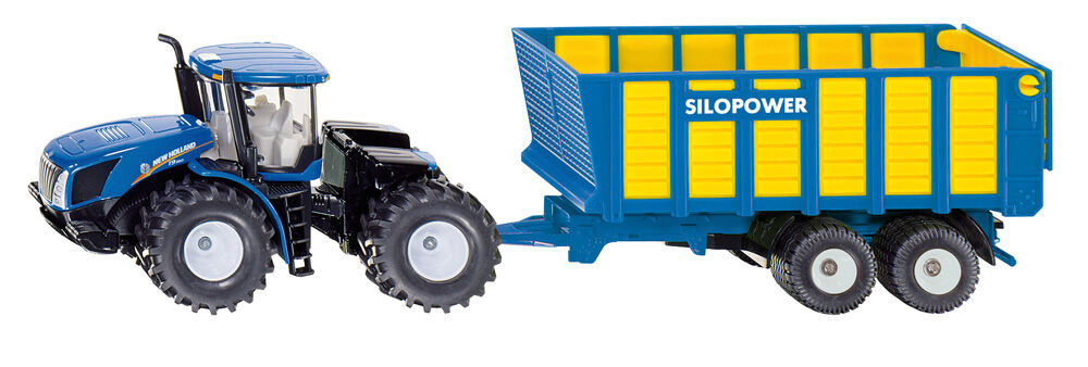 Siku New Holland T9.560 met silagewagen 1:50 - Tractoren Siku New Holland T9.560 met silagewagen 1:50 - Tractoren