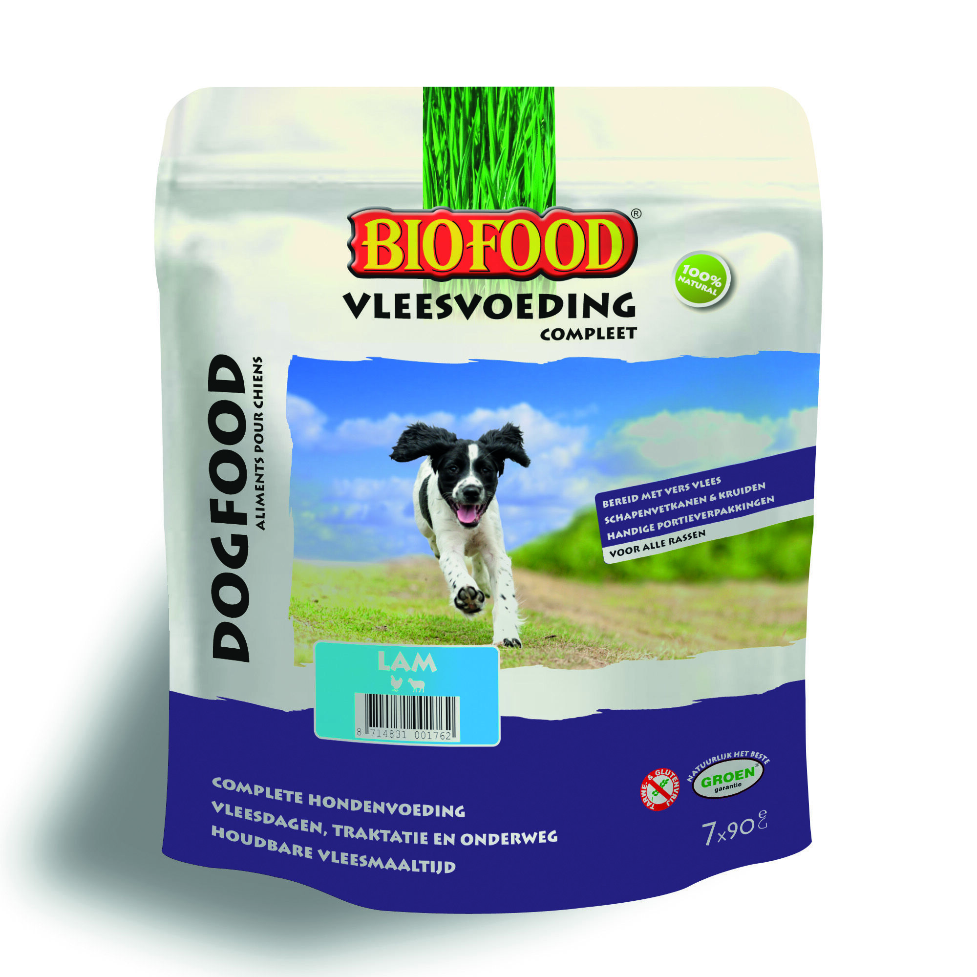 BF Petfood Vleesvoeding - Hondenvoer - Kip - 630 Gram - lam