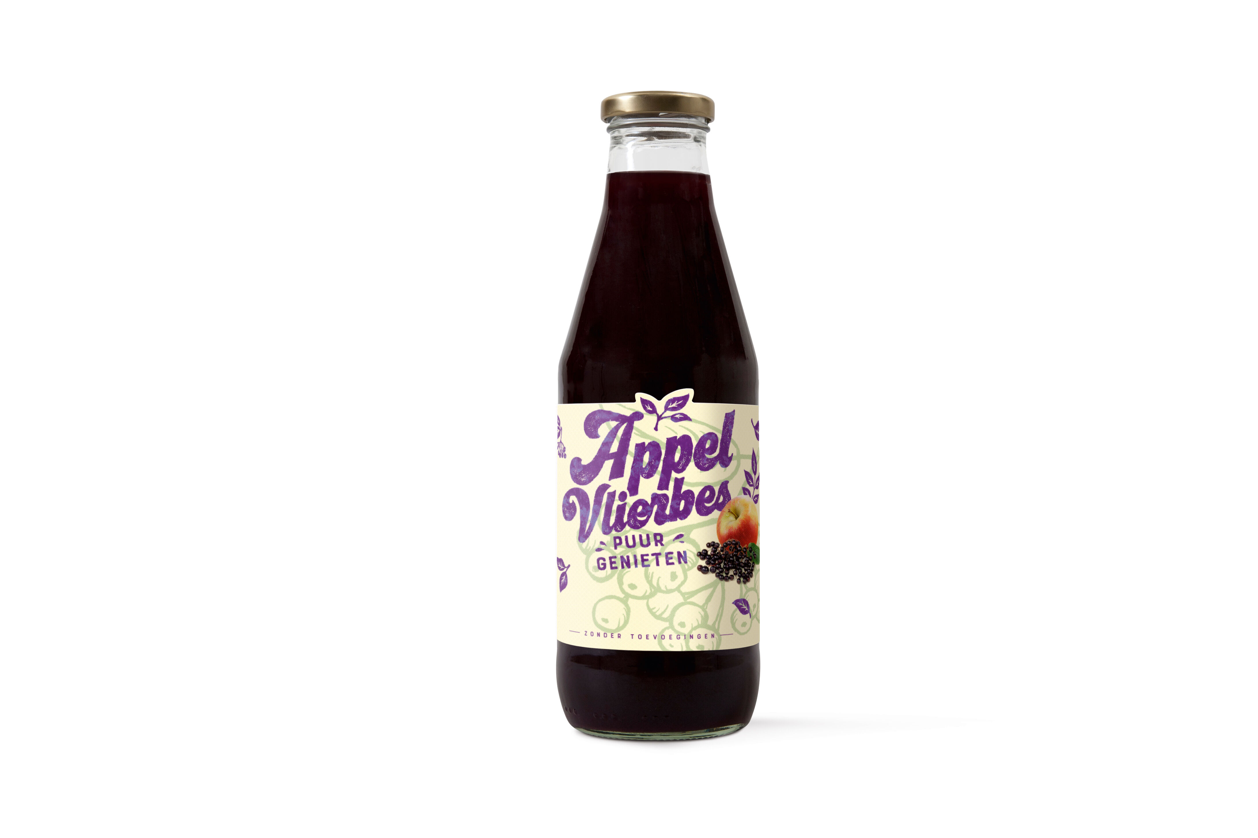 Appel/vlierbessensap 750 ml