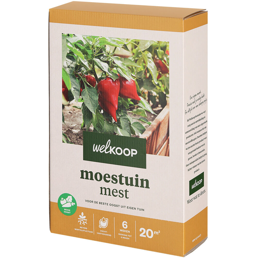 Welkoop - Moestuinmest - 20 m2 - 2 Kilogram