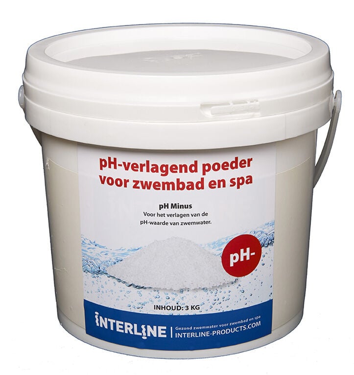 Interline PH-Minus - PH-waarde - 3 Kilogram Interline PH-Minus - PH-waarde - 3 Kilogram