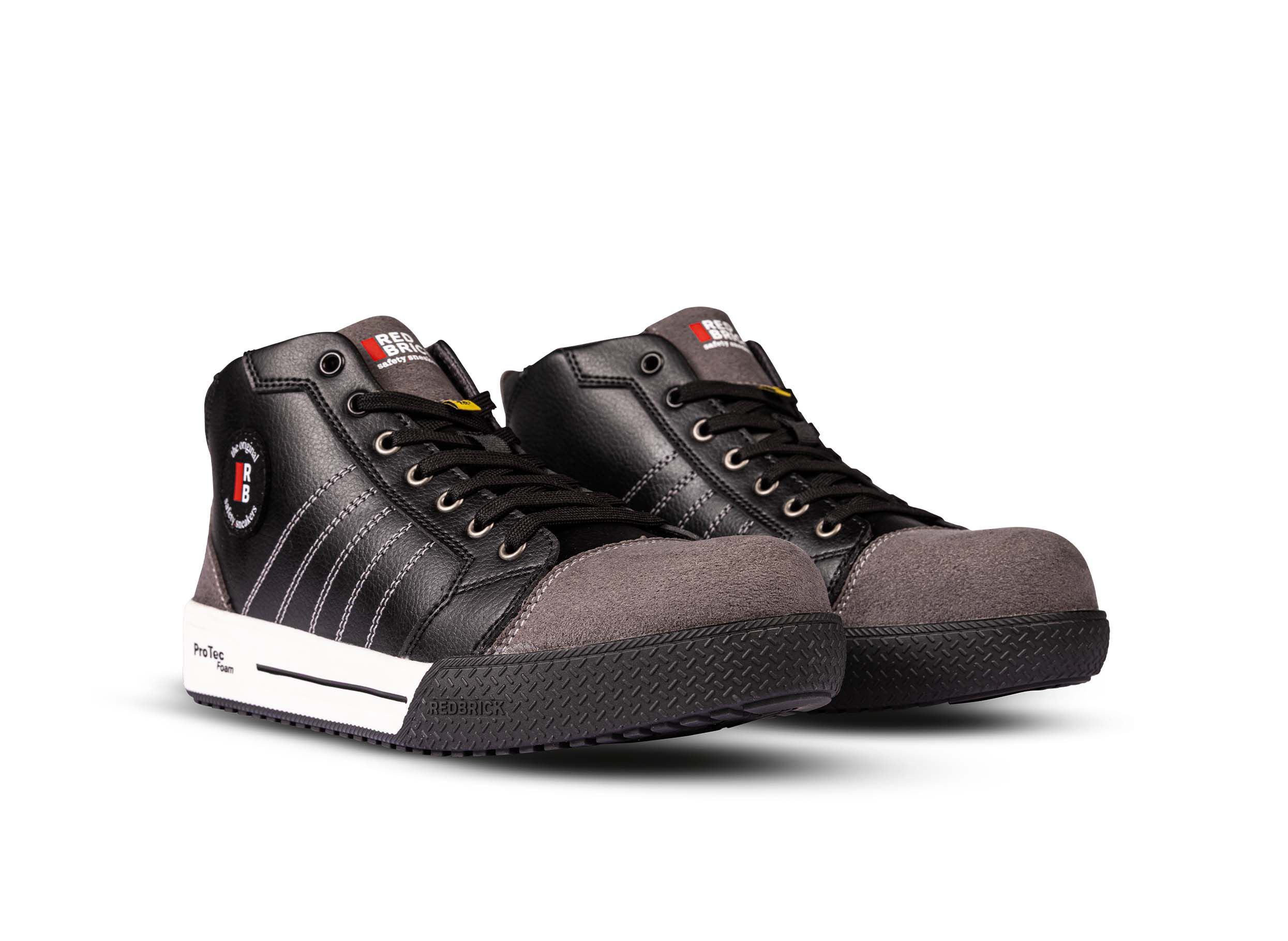 Redbrick Dunk Hoog - Werkschoenen - Zwart - 36