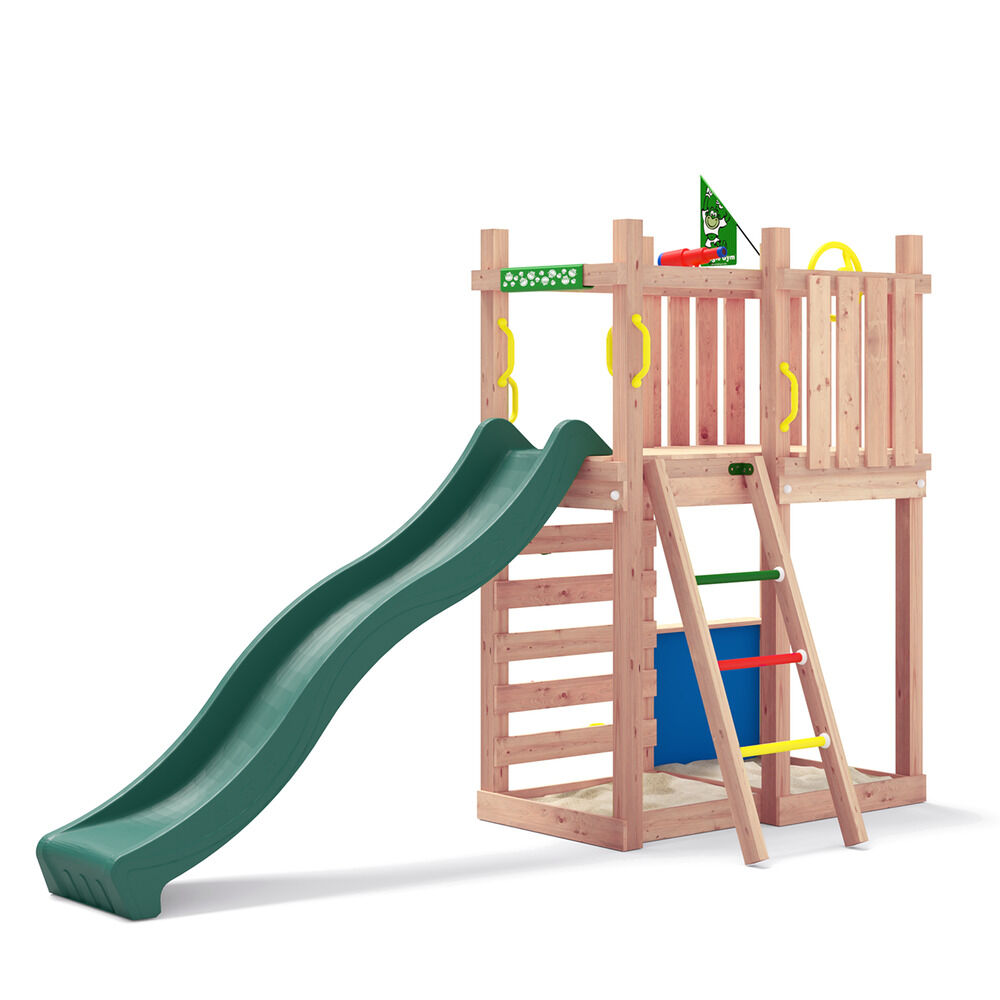 Jungle Gym Odda Douglas - Speeltoestel - Donker groen - Douglas hout Jungle Gym Odda Douglas - Speeltoestel - Donker groen - Douglas hout