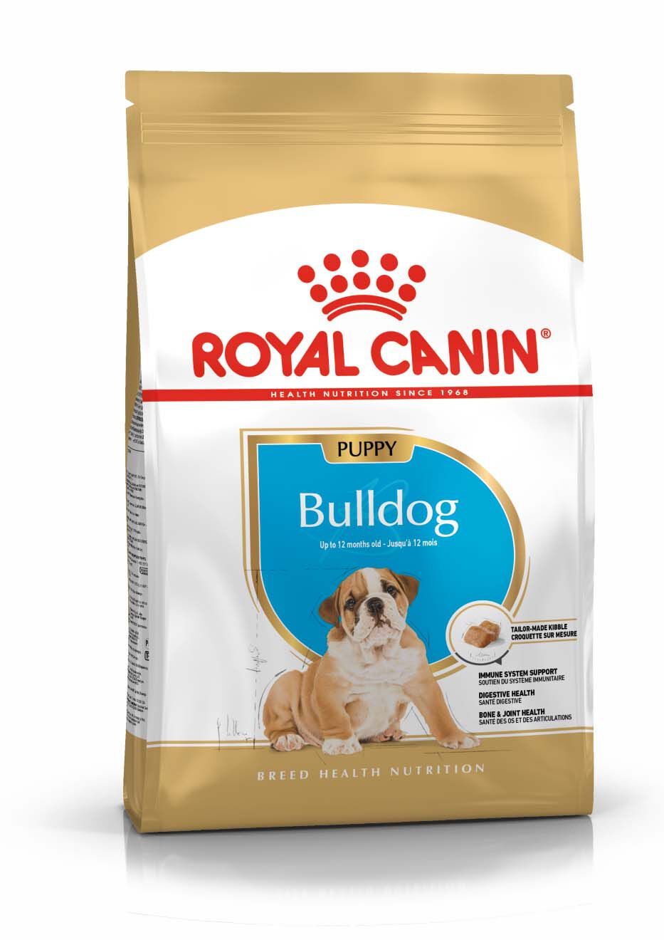 Royal Canin Bulldog Puppy - Hondenvoer - 12 Kilogram - gevogelte Royal Canin Bulldog Puppy - Hondenvoer - 12 Kilogram - gevogelte