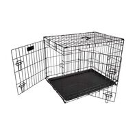 District 70 CRATE - Bench - zwart - 53x46x62 cm - S