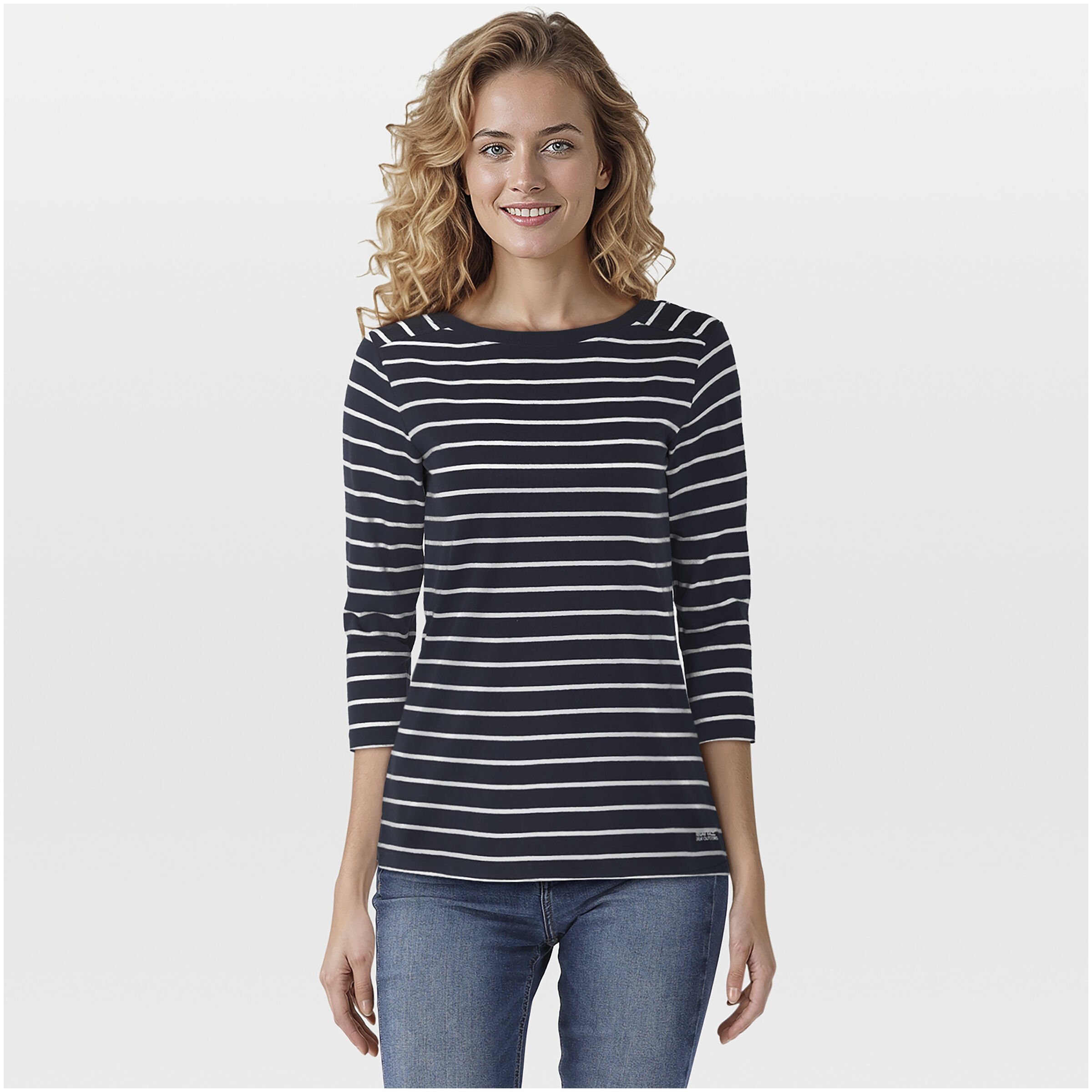 Regatta Bayletta - T-shirt - Donkerblauw - 46 Regatta Bayletta - T-shirt - Donkerblauw - 46