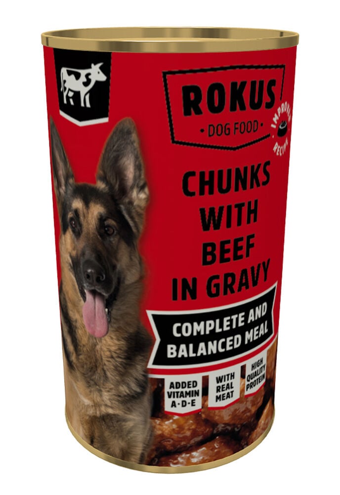 Rokus Adult - Hondenvoer - 1240 Gram - rund Rokus Adult - Hondenvoer - 1240 Gram - rund