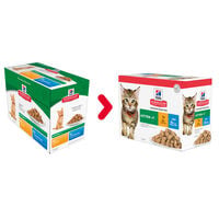 Hill's Science Plan Kitten - Kattenvoer - 12x85 gram - 1020 Gram - vis, kip