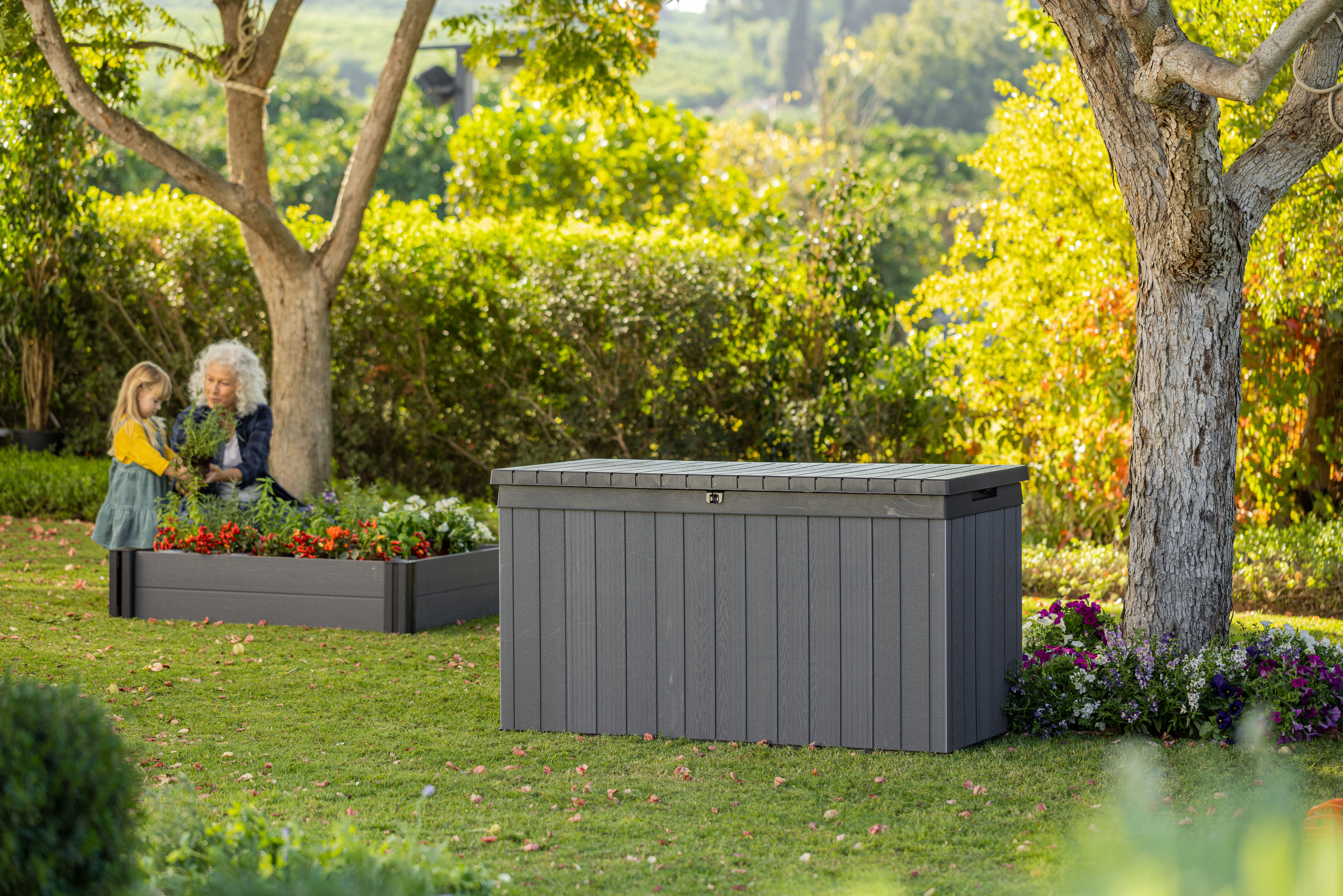 Keter Darwin - Opbergbox - 78.2x65.5x142.5 cm