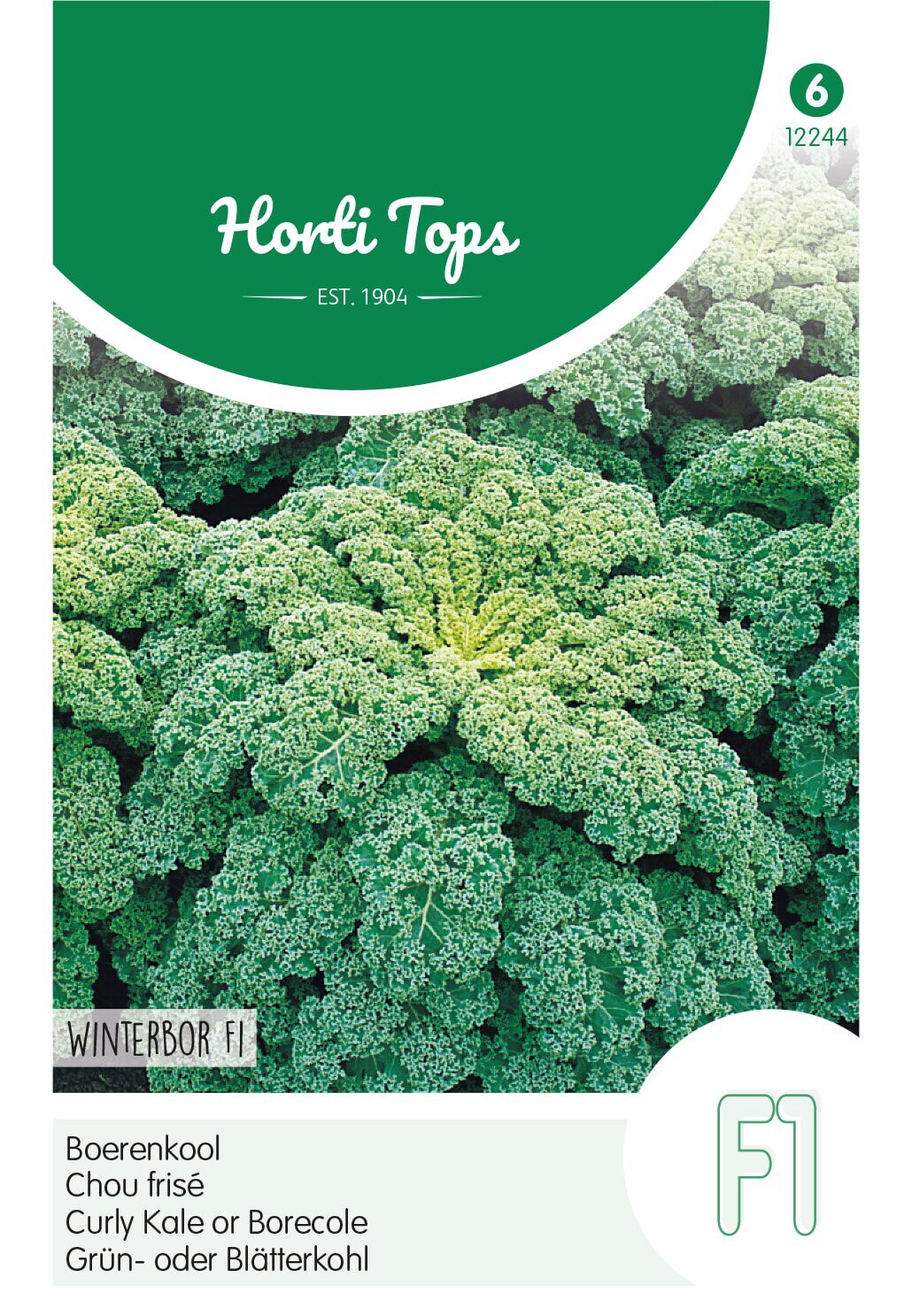 Hortitops Boerenkool Brassica oleracea Reflex F1 - Groentezaden Hortitops Boerenkool Brassica oleracea Reflex F1 - Groentezaden