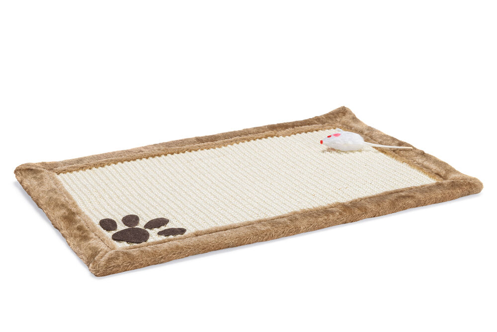 Beeztees Ritsel Krabmat - Kattenspeeltje - Assorti - Bruin