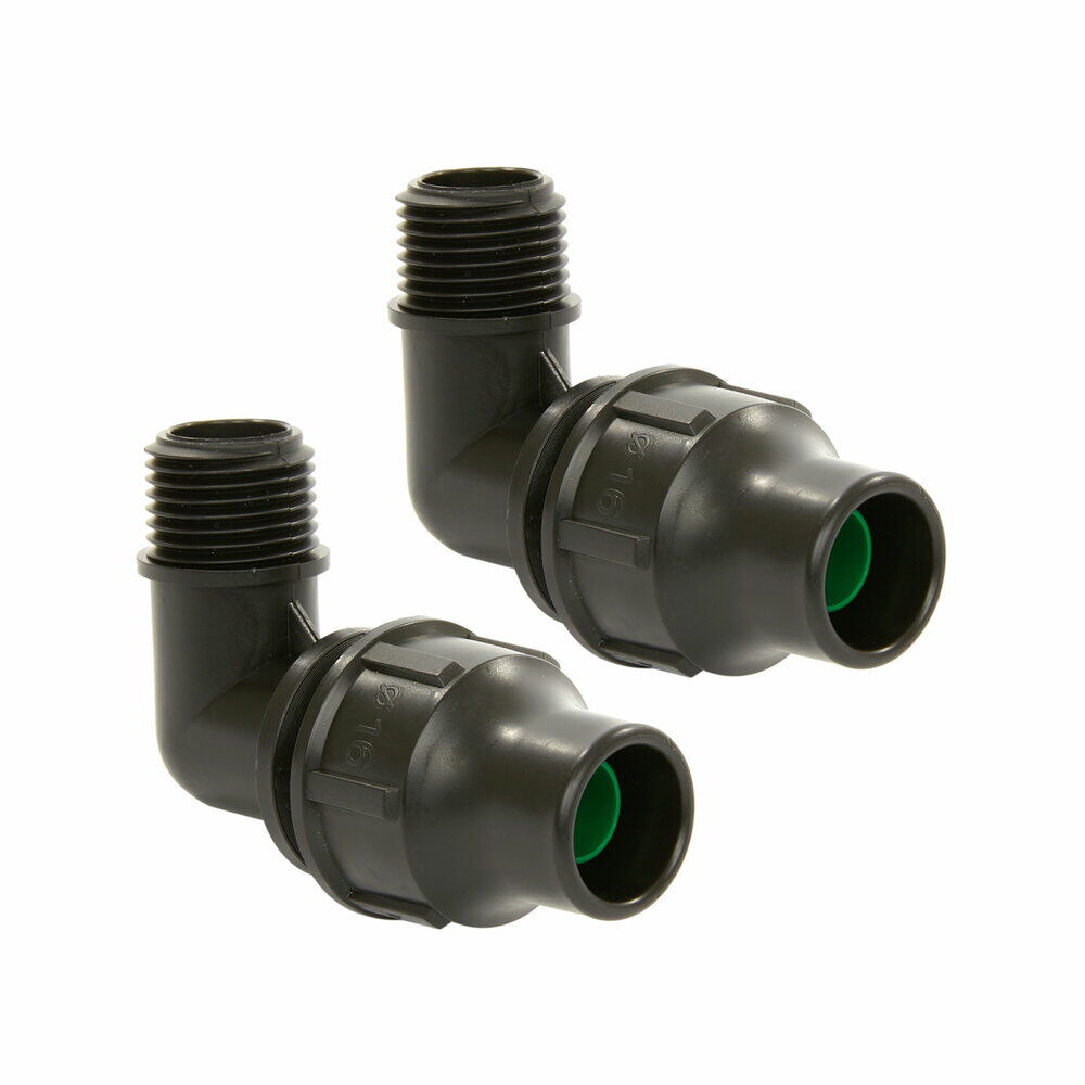 SummerRain Buitendraad - Kniekoppeling - 16 mm