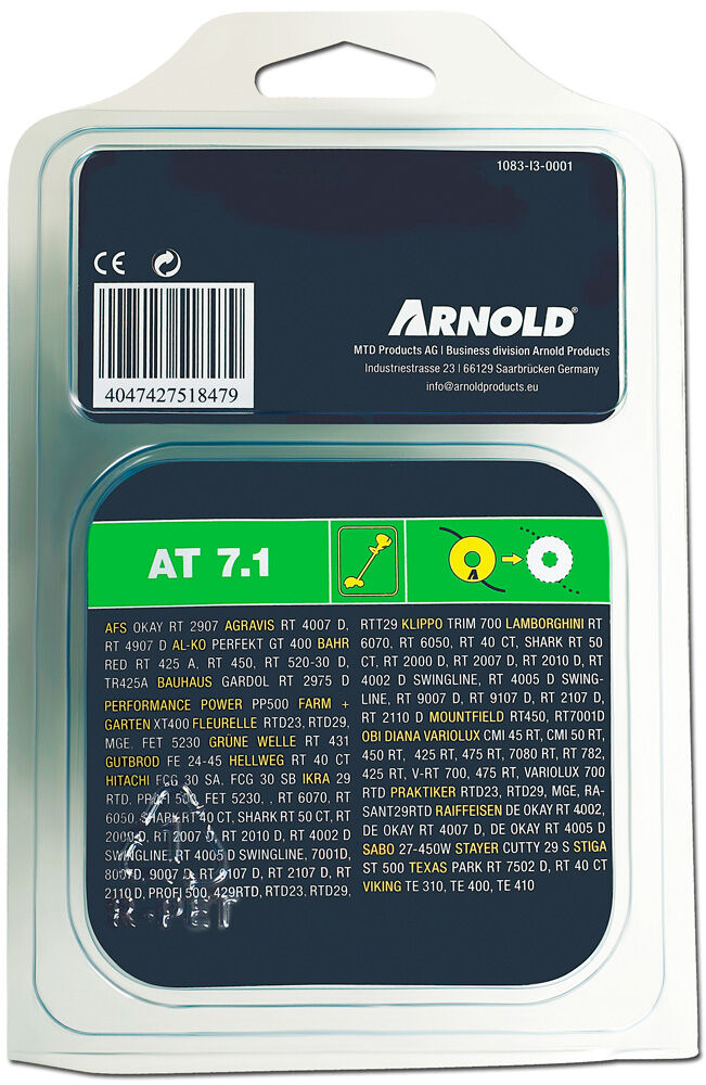 Arnold AT7.1 1.5mmx2x4m - Trimmerspoel - 400 cm