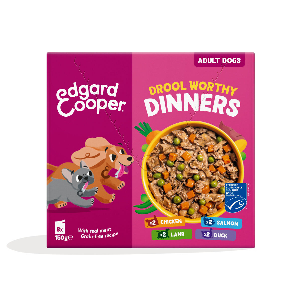 Edgard & Cooper Adult Pouch - Hondenvoer Edgard & Cooper Adult Pouch - Hondenvoer