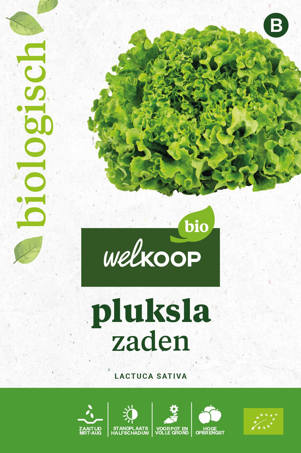 Welkoop Bio - Pluksla Zaden Welkoop Bio - Pluksla Zaden