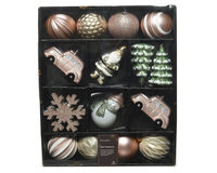 Decoris - Kerstballen mix - Wit Lichtroze