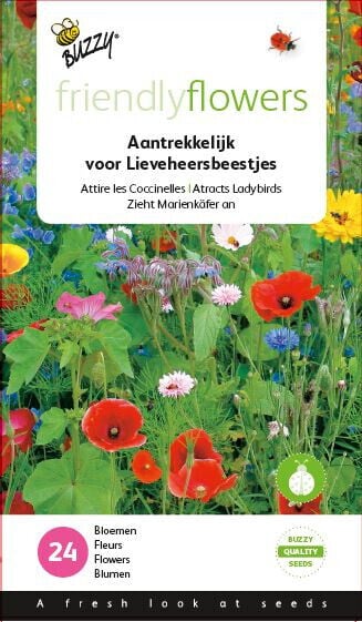 Buzzy Lieveheerstbeestje mengsel - Bloemzaden Buzzy Lieveheerstbeestje mengsel - Bloemzaden