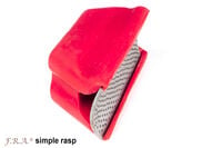 F.R.A. Simple Hoefrasp Grof - Hoef verzorging - Rood - 5.3x5.3x11.5 cm