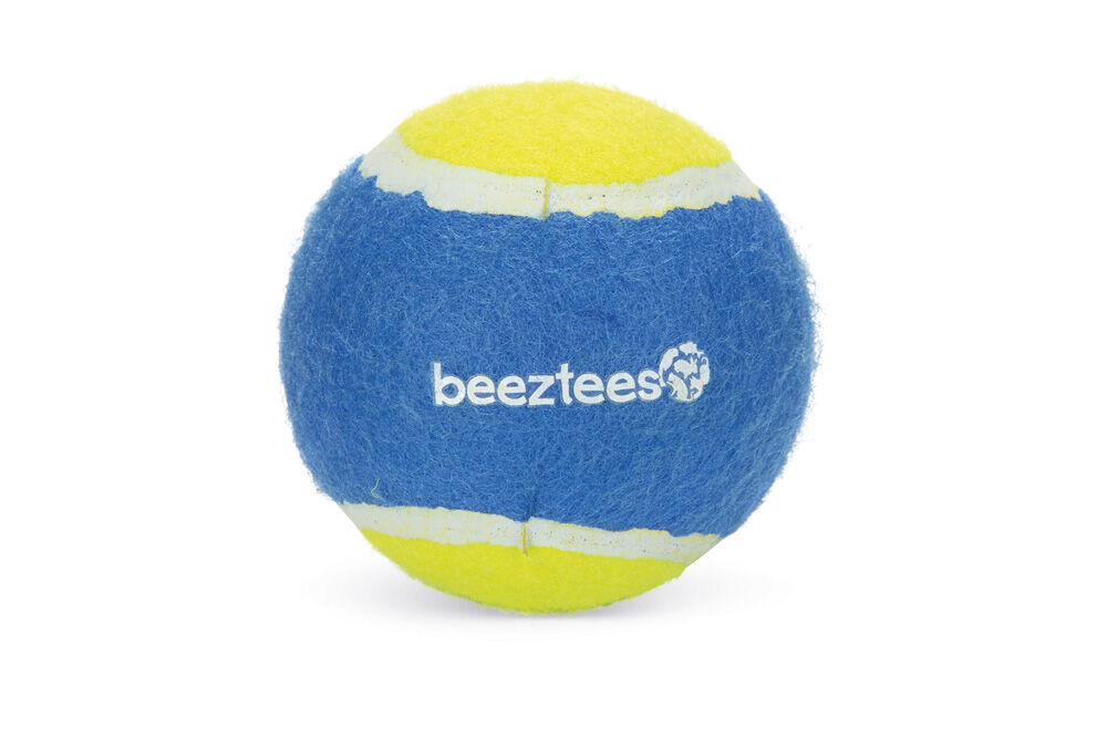 Beeztees Fetch Tennisbal - Hondenspeelgoed - blauw - 18x10x10 cm