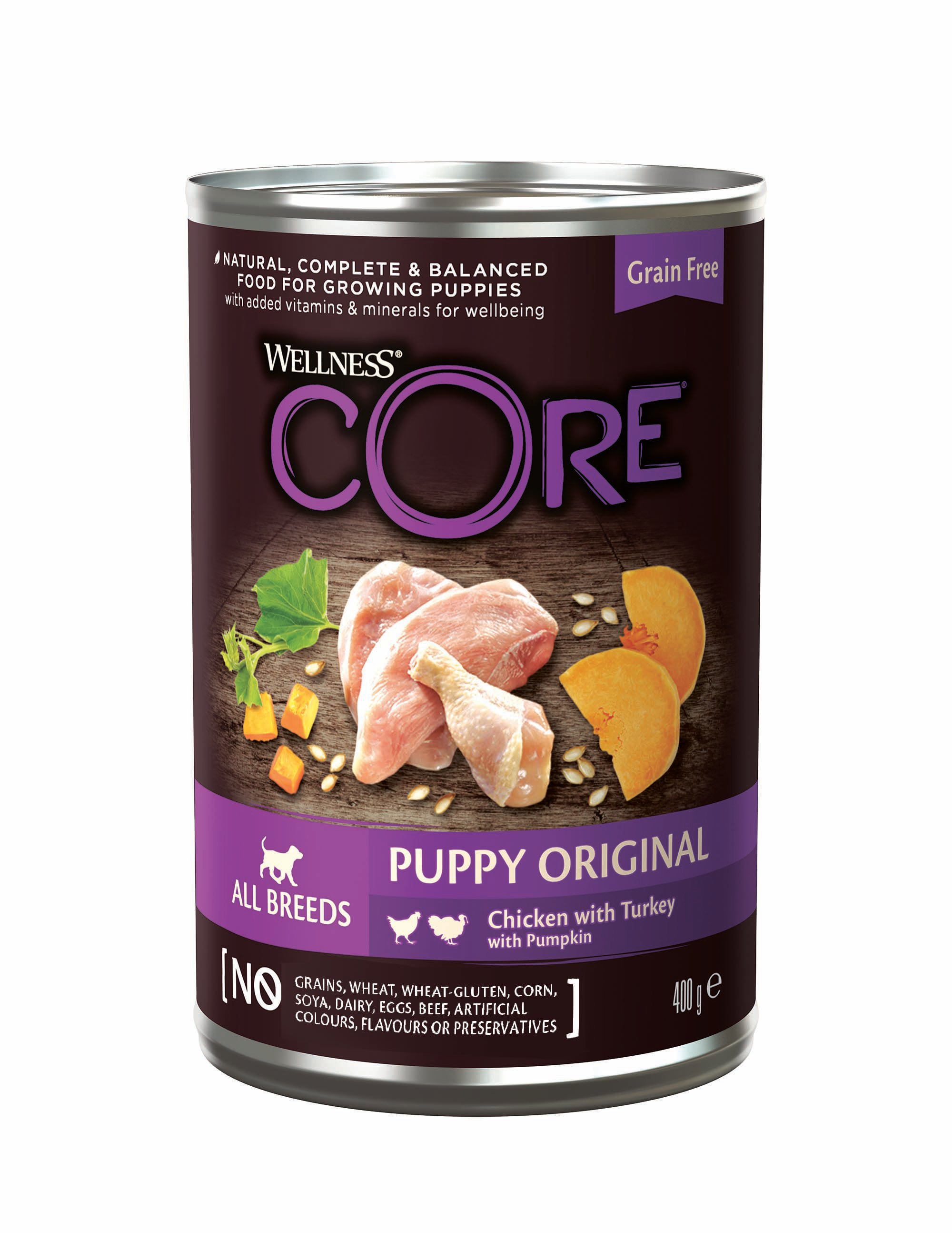 Wellness CORE Puppy Original All Breeds - Hondenvoer - 400 Gram - kalkoen, kip