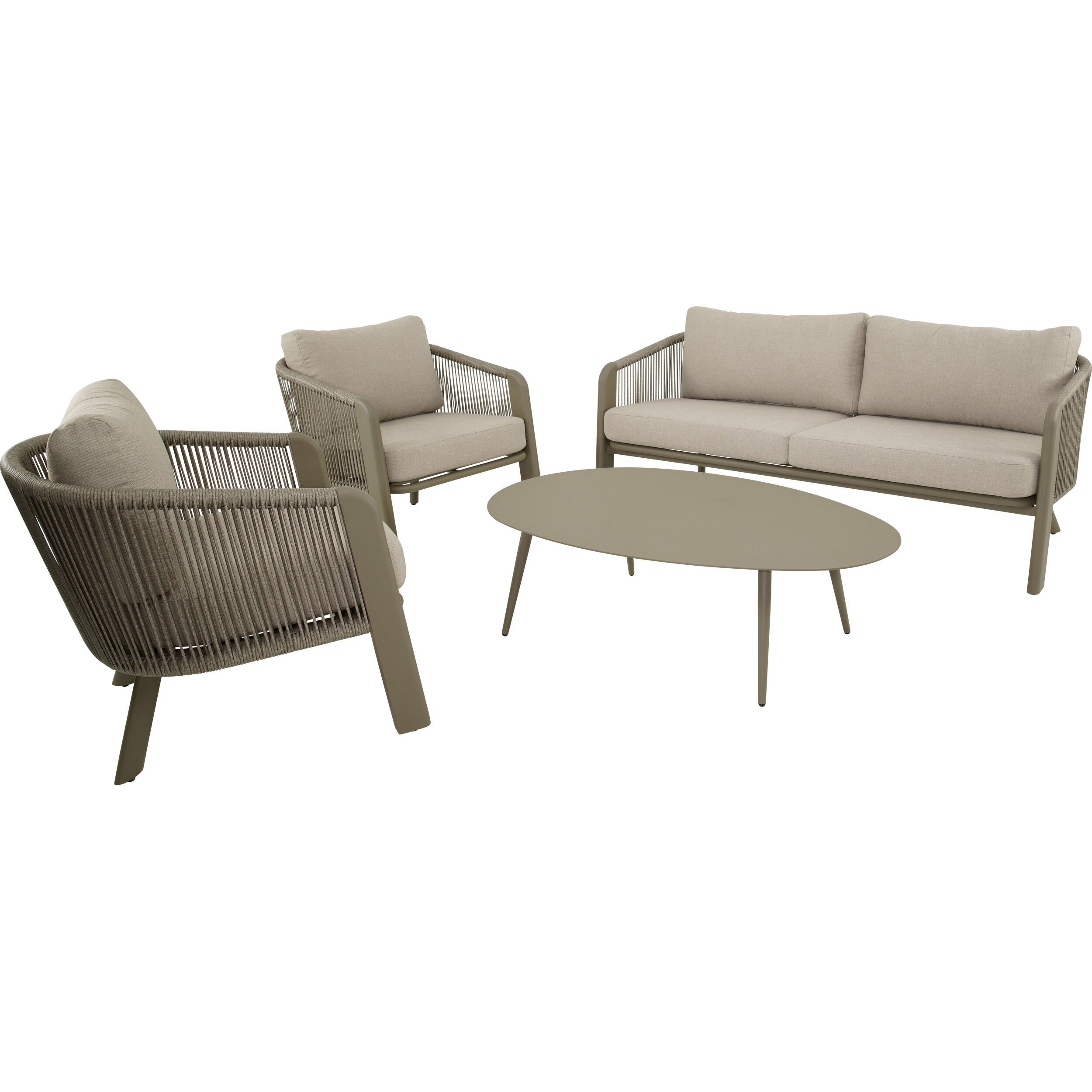 Lesli Living Tanoa - Loungeset - 208x48x77 cm