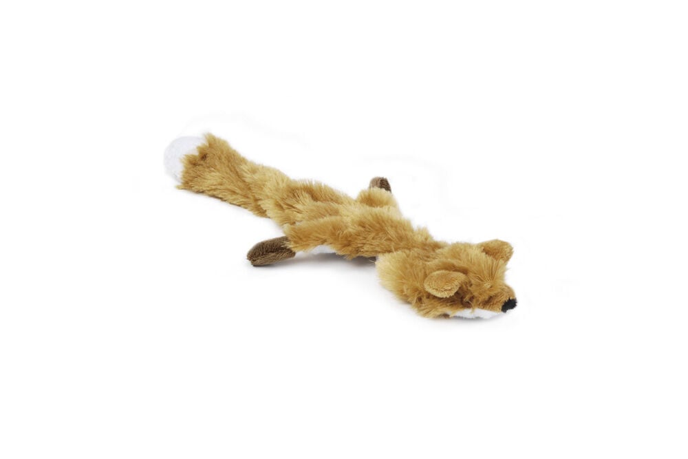 Beeztees Flatino Vos - Knuffel - Hondenspeelgoed - bruin - 2.5x13x30 cm - M Beeztees Flatino Vos - Knuffel - Hondenspeelgoed - bruin - 2.5x13x30 cm - M