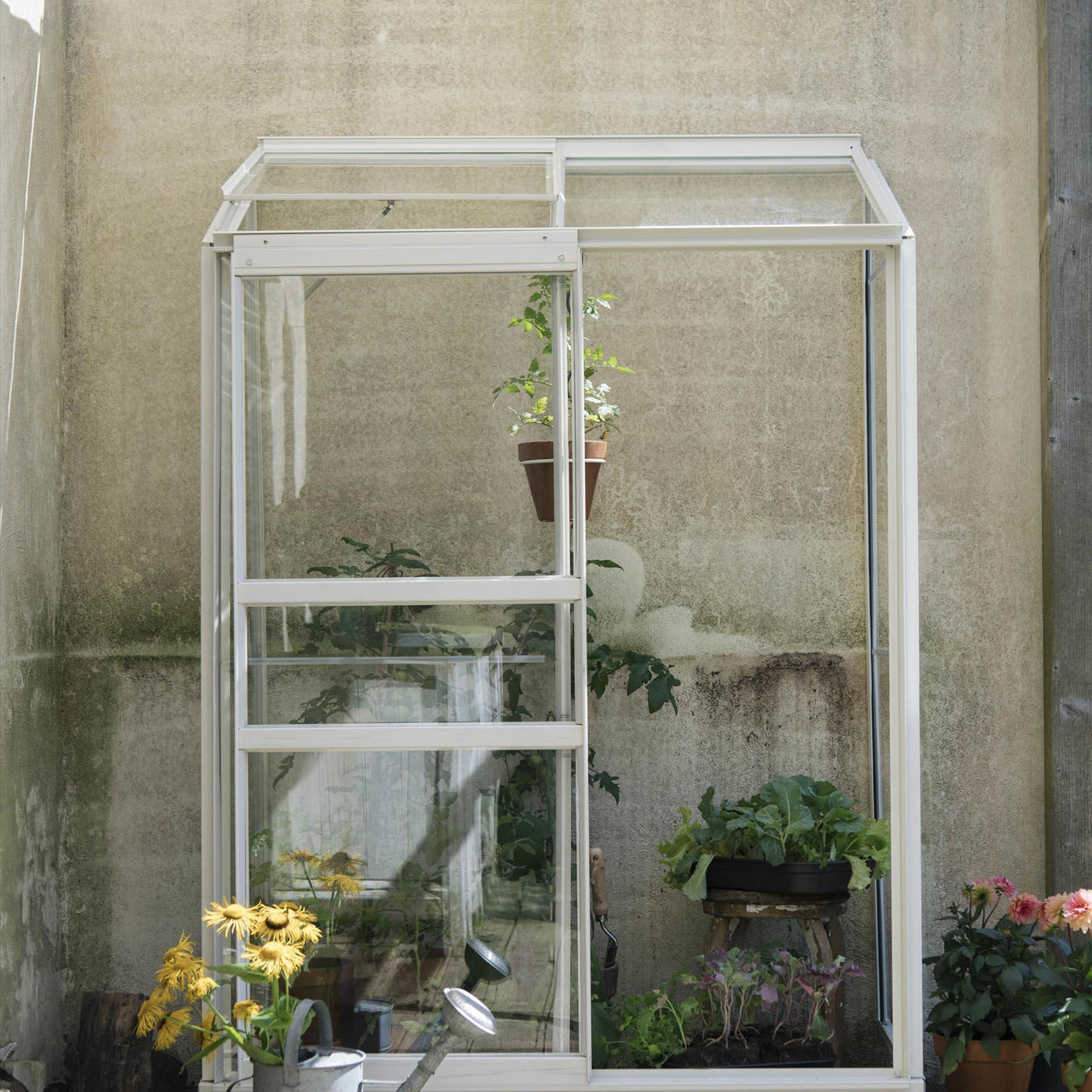 Royal Well Emma I - Muurkas - Wit - 194x132x69 cm - Veiligheidsglas Royal Well Emma I - Muurkas - Wit - 194x132x69 cm - Veiligheidsglas