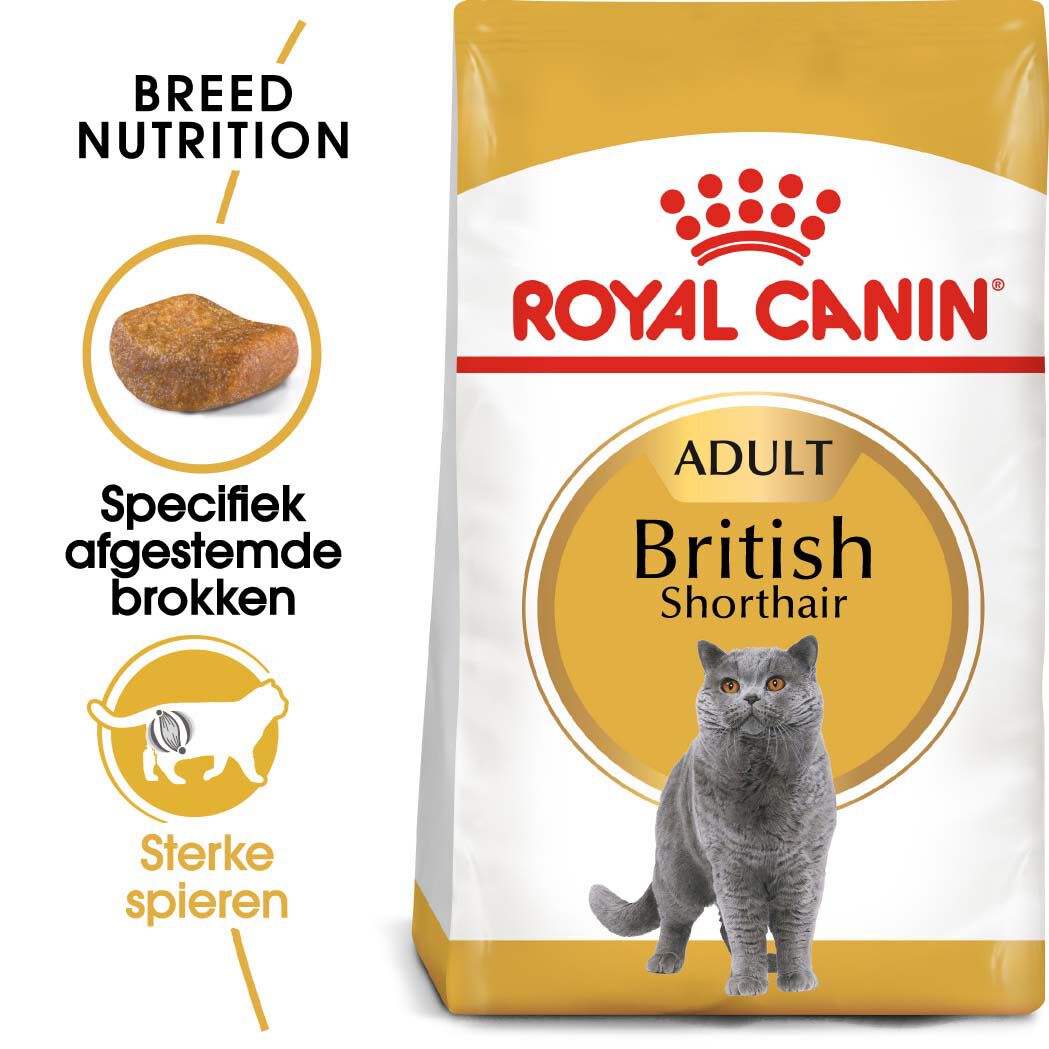 Royal Canin Britse Korthaar Adult - Kattenvoer - 10 Kilogram - Gevogelte