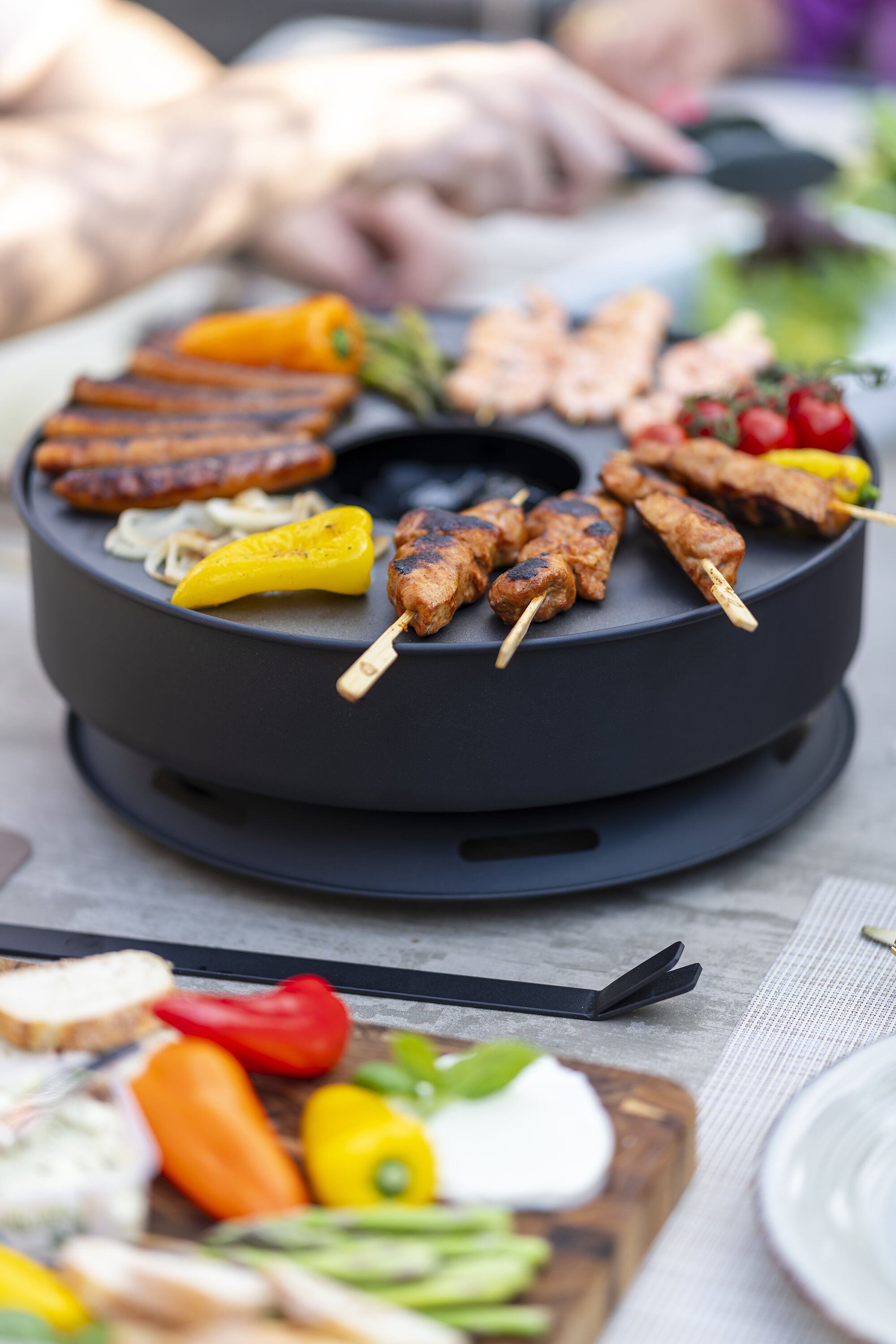 Onyx Mesa - Tafelgrill - Rond - Gepoedercoat - Staal - 36 cm