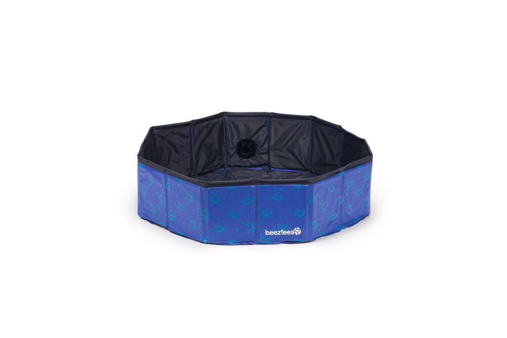 Beeztees - Hondenzwembad -Waterspeelgoed - blauw - 20x80x19.3 cm - S Beeztees - Hondenzwembad -Waterspeelgoed - blauw - 20x80x19.3 cm - S
