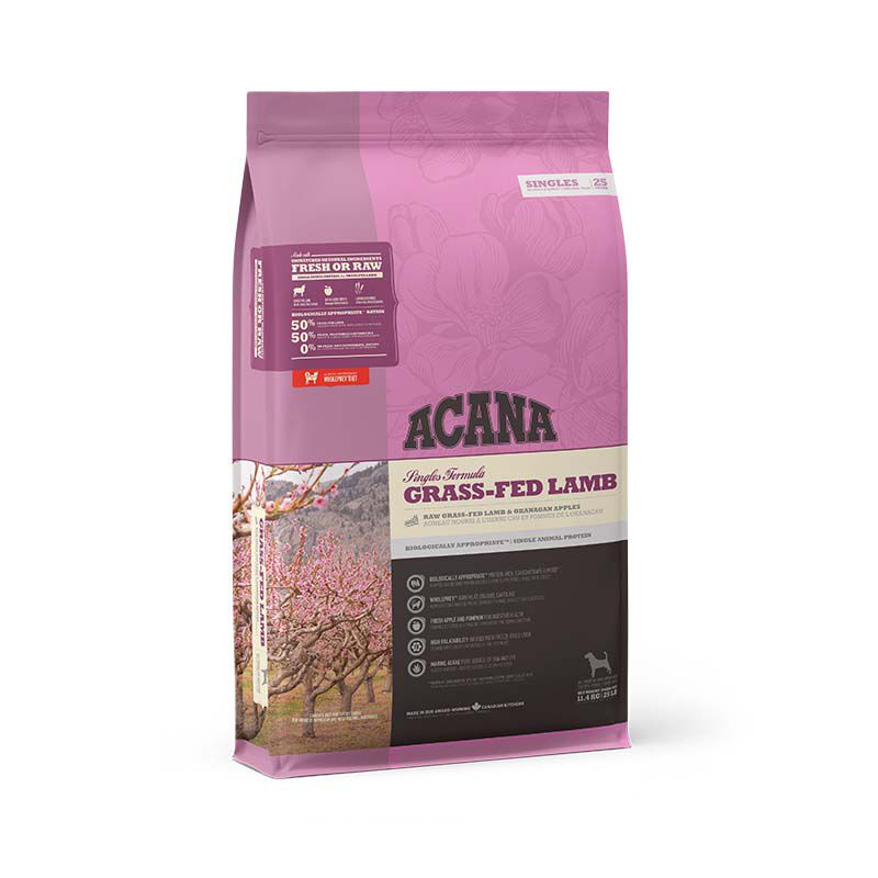 Acana Singles Grass-Fed - Hondenvoer - 11.4 Kilogram - lam