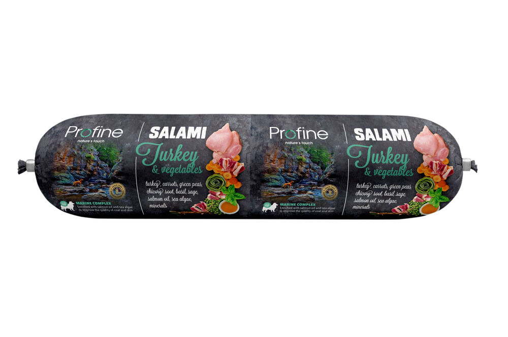 Profine Salami - Hondenvoer - 800 Gram - groente, kalkoen Profine Salami - Hondenvoer - 800 Gram - groente, kalkoen