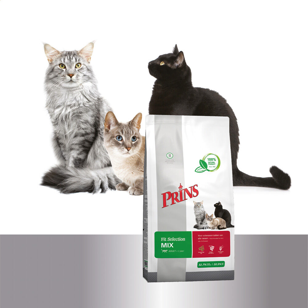 Prins Mix - Kattenvoer - 10 Kilogram - gevogelte, vis, rund