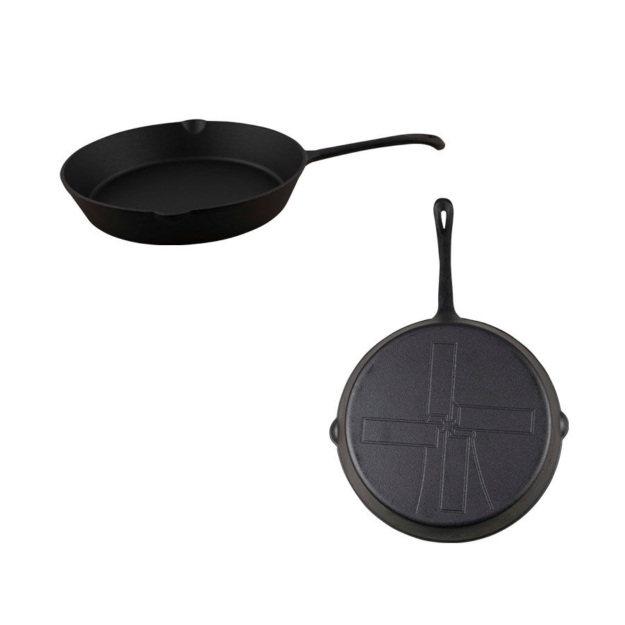 The Windmill Cast Iron Extra - Koekepan - Zwart - Extra large