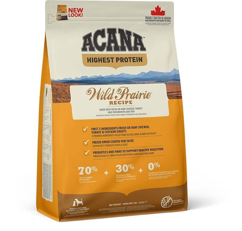 Acana Regionals Wild Prairie Dog Highest proteïn - Hondenvoer - 2 Kilogram - kalkoen, kip Acana Regionals Wild Prairie Dog Highest proteïn - Hondenvoer - 2 Kilogram - kalkoen, kip