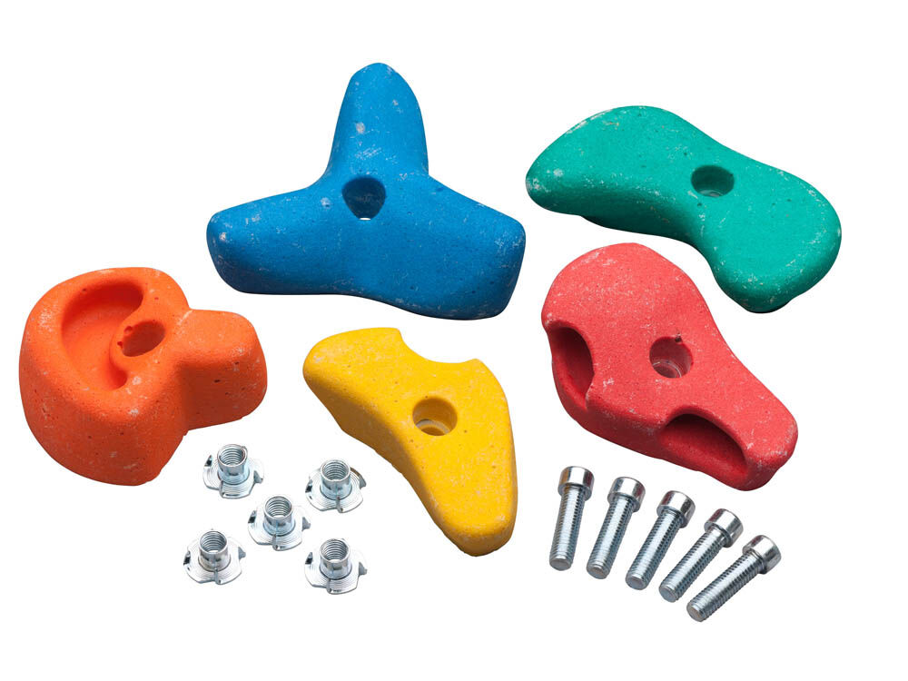 Swing King - Klimsteenset - 10 Stuks - Multi - Kunststof - L Swing King - Klimsteenset - 10 Stuks - Multi - Kunststof - L
