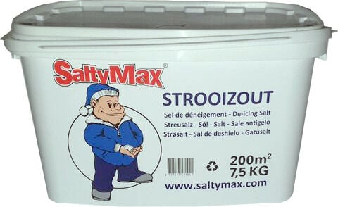 Saltymax - Strooizout 7,5 kg - Saltymax - Strooizout 7,5 kg -