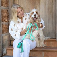 Dwam Lagoon 155 cm - Trainingslijn Hond - Turquoise