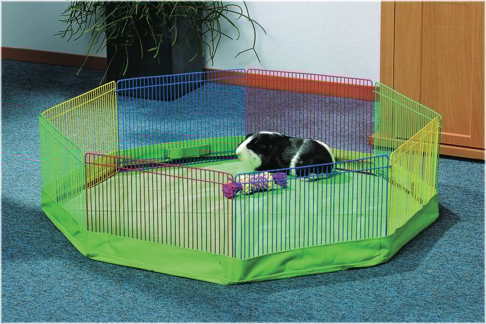 Beeztees Bodemhoes voor Knaagdieren 8 panelen - Groen - 21.5x85x7.5 cm