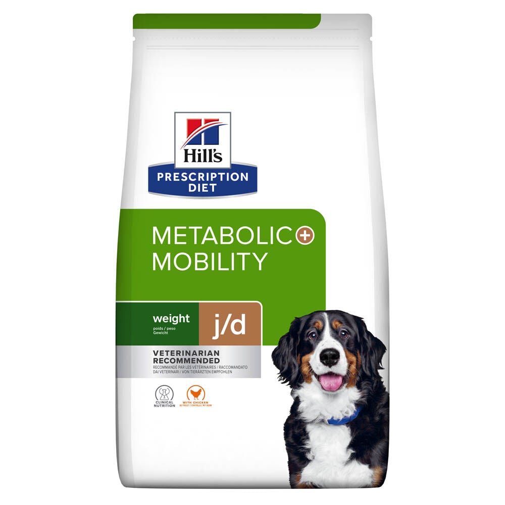 Hill's Prescription Diet Metabolic+Mobility j/d - Hondenvoer - 12 Kilogram - kip Hill's Prescription Diet Metabolic+Mobility j/d - Hondenvoer - 12 Kilogram - kip
