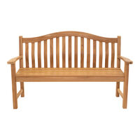 Lesli Living Ergo - Tuinbank - Teak - 99x65x158.5 cm