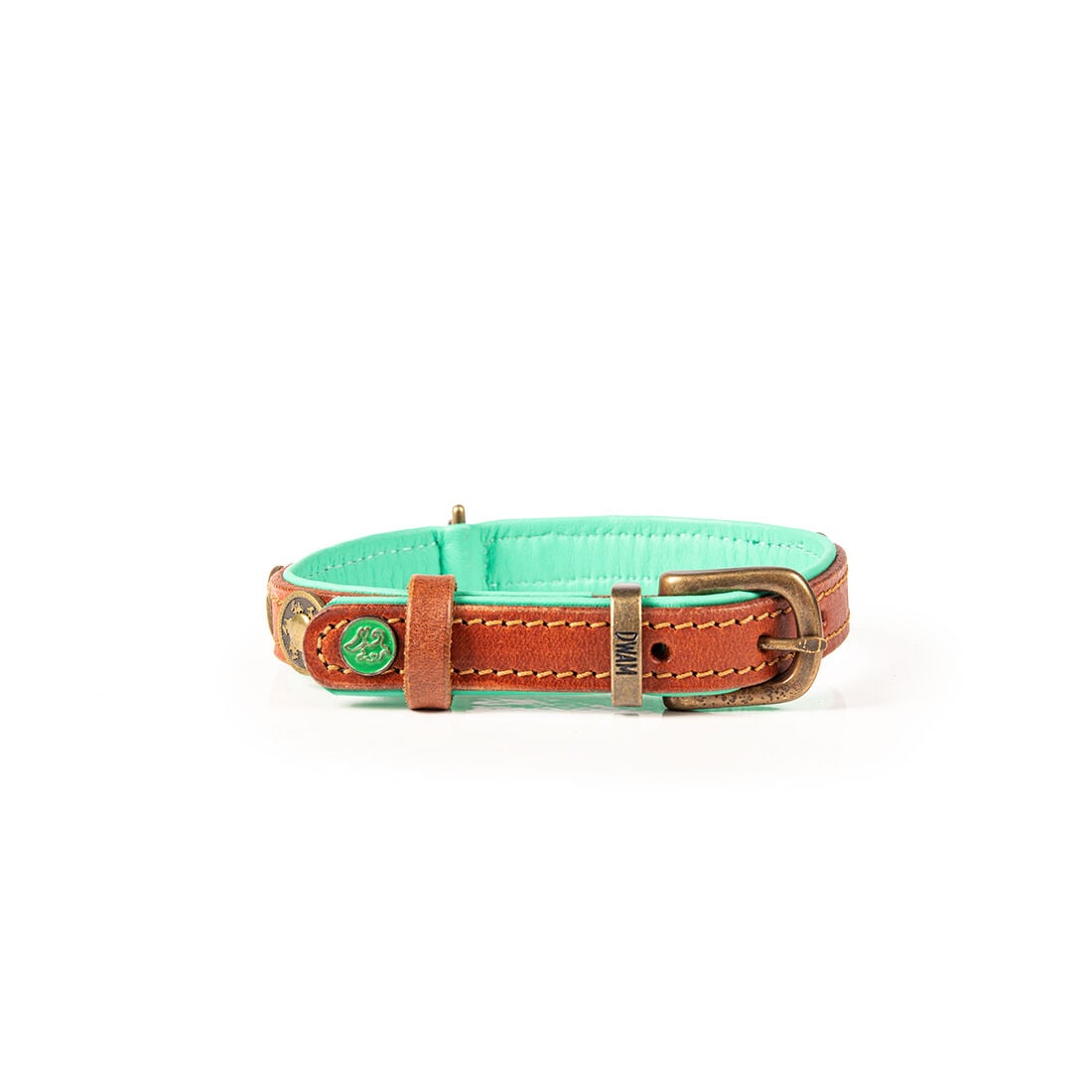 Dwam Urban - Halsband Hond - Bruin - 40 tot 47 cm