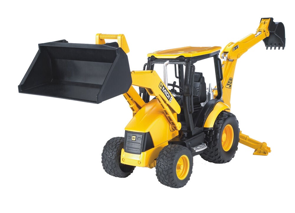 Bruder JCB midi CX combilader 1:16 - Shovels & Kranen