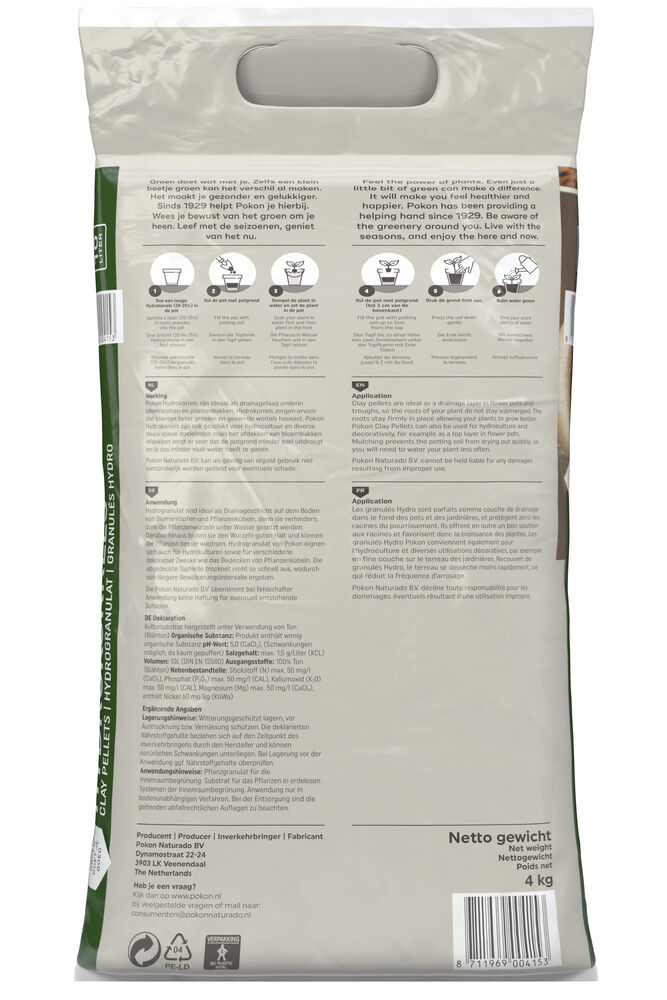 Pokon - Hydrokorrels - 10L Pallet - 153 Stuks