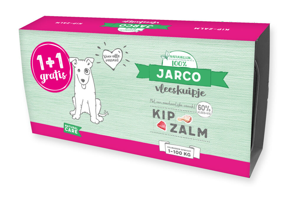 Jarco Dog Alu - Hondenvoer - 300 Gram - zalm, kip Jarco Dog Alu - Hondenvoer - 300 Gram - zalm, kip
